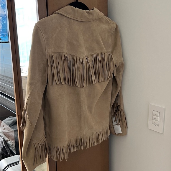 NWT Joni Suede Jacket. GRLFRND. Size Small - Picture 7 of 7